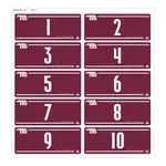 Equipment Room Issue Bin Sticker Sheets
