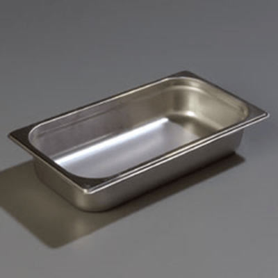 Carlisle 607132 Light-Duty 1/3 Size, 2-1/2"D Food Pan