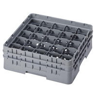 Cambro 25S434151 Camrack Glass Rack with 2 Extenders