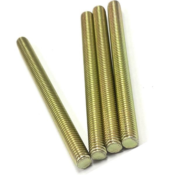 5/16" - 24 X 24" FULLY THREADED STRAIGHT ROD SAE J429 GR 8 ZINC TRIVALENT YELLOW