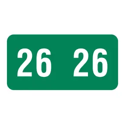 Smead Compatible Yearcode 21800 Label Packs