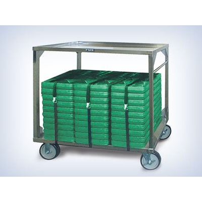 FWE/Food Warming Equipment ITT-96-132 Institutional Tray Transport Cart Capacity Straps to Secure Trays