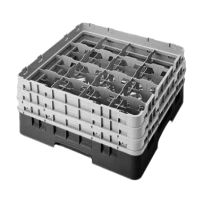 Cambro 16S638414 Camrack Glass Rack with 3 Extenders