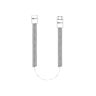 T&S Brass B-0044-H2AML Hose 44" Flexible