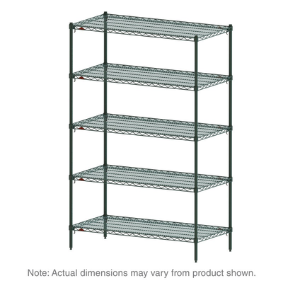 Metro 5A457K3 Super Adjustable Super Erecta Starter Shelving Unit 48"W X 21"D X 74"H Wire Shelves