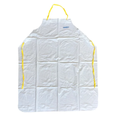 Apron - 45" x 35" - 8 mil - Vinyl - White