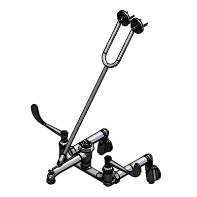 T&S Brass B-0655-04 Service Sink Faucet 8" Centers