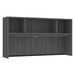 PL140OH 66" OPEN HUTCH - COASTAL GRAY