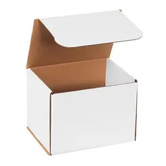 8 X 6 X 6" WHITE CORRUGATED MAILER, ECT 32B, 50/BD   M866
