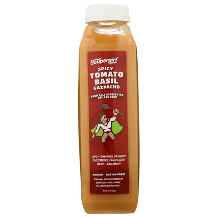 SOUP GAZPACHO SPICY TOMATO BASIL | 12/12 OZ