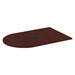 PL138T HALF RACE TRACK SHAPE 72x47 TOP- MAHOGANY