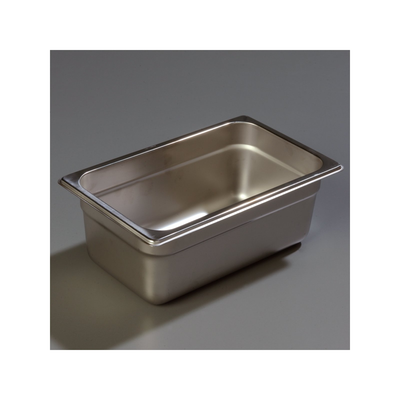 Carlisle 607144 Light Gauge Stainless Steel 1/4 Size 4" Deep Foo