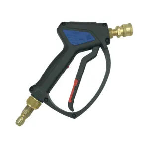 MTM Hydro SG28 Spray Gun, 4000 PSI, 12 GPM, with Brass Plated Fittings Installed