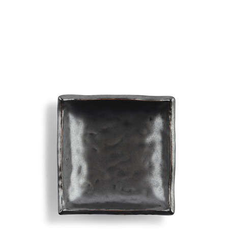 Iron Glaze 3.5" Sq Plate