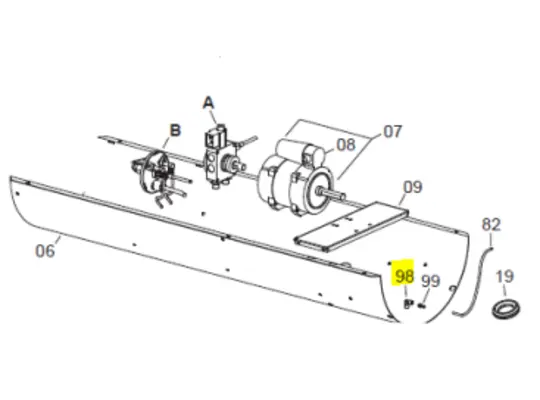 Veloci Heater Replacement Fitting 1/8" FF - 2,0