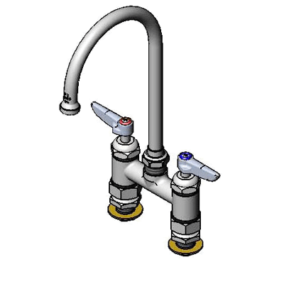 T&S Brass B-0325-CC-CR Pantry Faucet Double