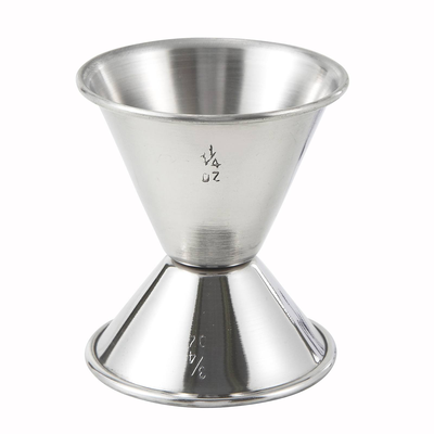Winco J-2 3/4 Oz. X 1-1/4 Oz. Jigger