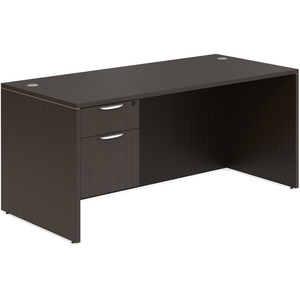 CLASD1017- Classic Desk 60" X 30" with Box/File Pedestal- Espresso
