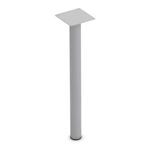 PLT-POSTLEG ROUND 2.5" POST LEG - SILVER-PAIR