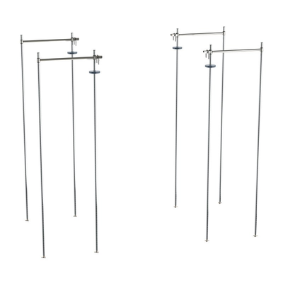 Metro TTE24C Super Erecta & Super Adjustable Top-Track Stationary End Unit Kit 24"W