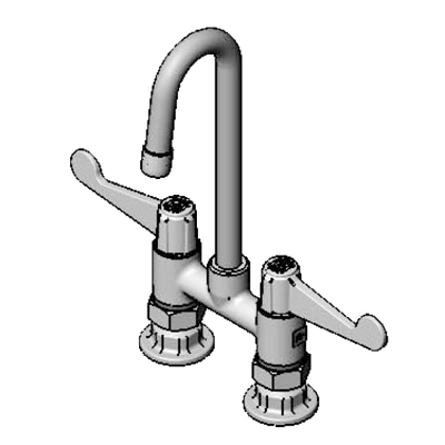 T&S Brass 5F-4DWS03 Equip Base Faucet 4"