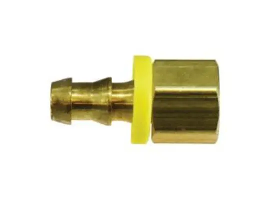 Rigid Adapter, 5/8 in Push-On Hose Barbed x 3/4 in FPT, Brass