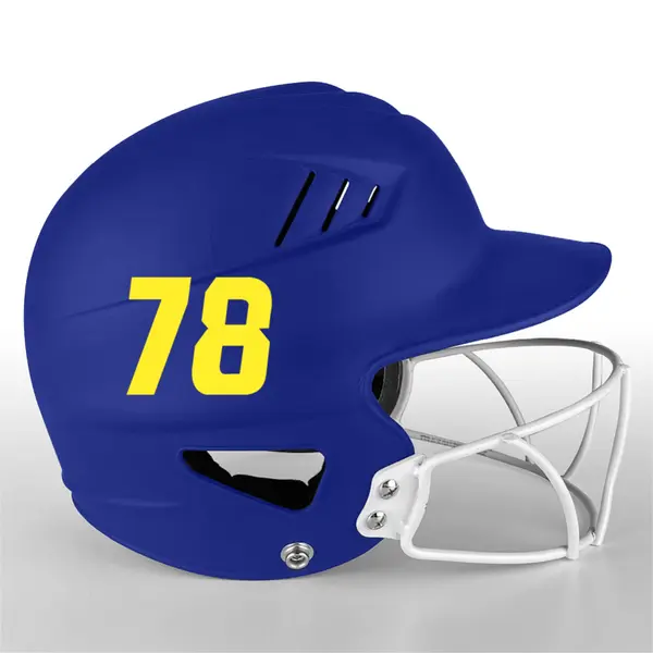 1 Color Custom Font Die Cut Number Decals