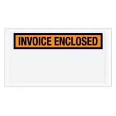 5-1/2 X 10" ORANGE INVOICE ENCLOSED ENVELOPES 1000/CA   PL27  PQ27