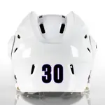 2 Color Custom Font Die Cut Number Decals - Hockey