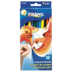 PRANG COLORED PENCIL SET, ASSORTED COLORS 12/BOX   22120