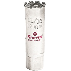 STARRETT KD1016-N Diamond Grit Hole Saw, 11/16'' (17mm)
