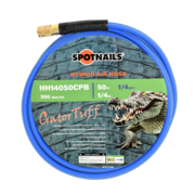 1/4" x 50' Hybrid Hose with Fittings (Blue/Gray) 1/4” NPT