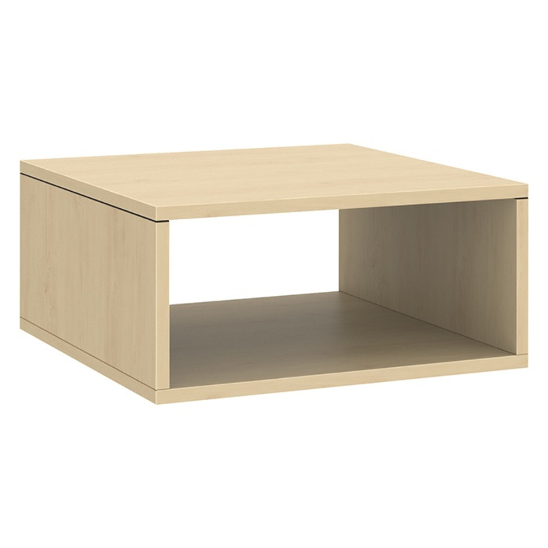 PL9997 COMPOSE END TABLE CUBE- MAPLE