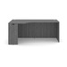 PL178L 71" LEFT PORKCHOP 30"d - NEWPORT GRAY