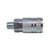 8-Ball Steel Coupler (3/8" Body, 1/4" Male NPT) Bulk Packed
