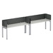 PLTPETP 15"H x 24"W PET PRIVACY PANEL - Charcoal