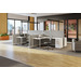 P3930 NON-POWER Webb Panel - 39"H x 30"W Aspen Fabric, Silver 