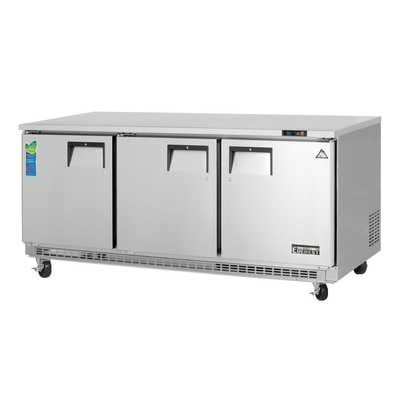 Everest ETBR3 Undercounter Worktop Refrigerator 3 Doors, 115v, NSF - 22.0 cu. ft.