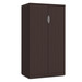 PL151 TWO DOOR 65"H STORAGE CABINET- Espresso