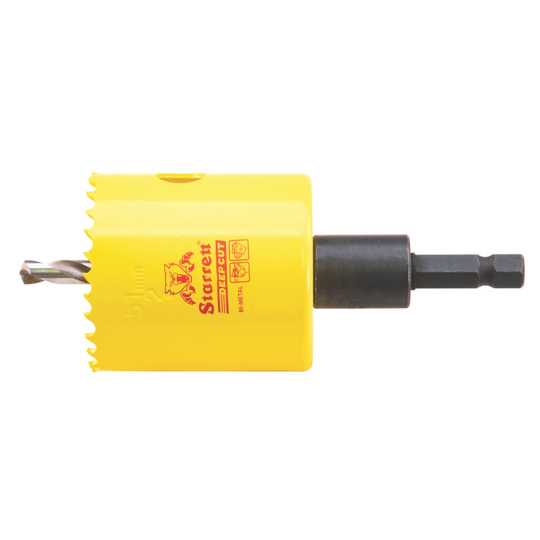 STARRETT ADCH0200 2'' (51mm) NVP Deep Cut Bi-Metal Hole Saw with Arbor