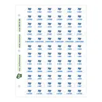 Shoulder Pad ID Adhesive Sticker Sheets