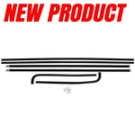 Side Window Glass Run Channels - w/Clips
