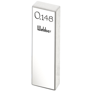 STARRETT RY .148 A1 Rect. Ceramic Gage Block - .148 In., Grade A1