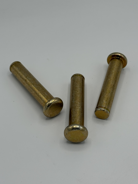 12.7MM X 63.36MM GROOVED HEADED PIN 1045 HT STEEL ZINC YELLOW PER PRINT