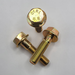 M10 - 1.5 X 40MM DIN 6921 HEX FLANGE SCREW 8.8 ZINC YELLOW