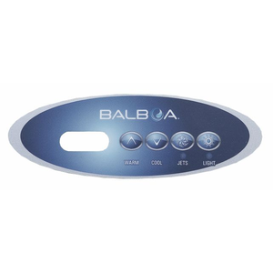 Balboa Series VL200 4 Button Topside Overlay 80-13952-K