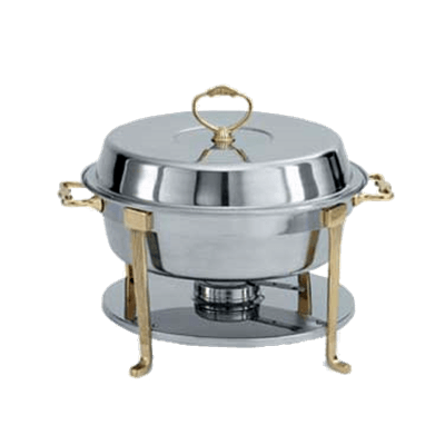 Vollrath 46033-2 Round Dome Cover Only for 46030 Brass Trim Chafer