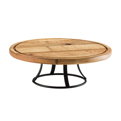 Cal-Mil 3481-99 13.5" dia. x 4-1/2"H Madera Cake Pedestal