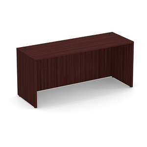 PL111 24"D x 66"W CREDENZA SHELL - Mahogany