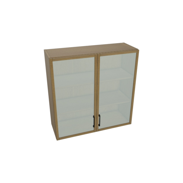 Belmont Glass Door Wall Cabinet Kit - 36”x 36” X 13”